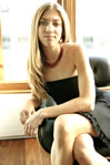 Janel in her evening attire